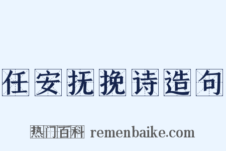 任安抚挽诗造句是什么意思的图片